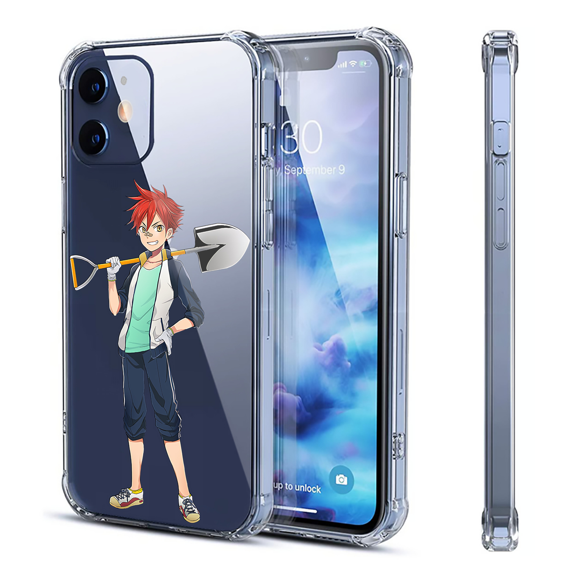 （画像用） 刀剣乱舞 Touken Ranbu 【iPhone 12シリーズ対応】透明スマホケース（クリアソフトケース）